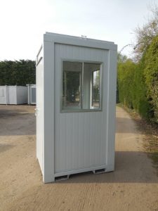 We hire and sell Guardhuts including this 4 x 4 guardhut - Trading Spaces, Essex UK