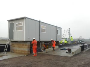 New Portable office supplied to Port of Harwich for Weighbridge