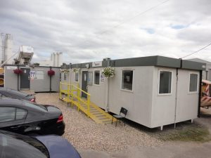 New portable offices supplied to Hanson Concrete, Theale, Nr Reading by Trading Spaces